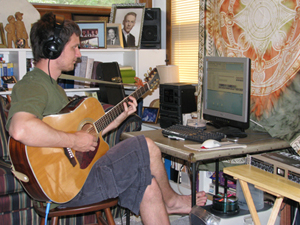 Jon is back in the studio with a working computer!