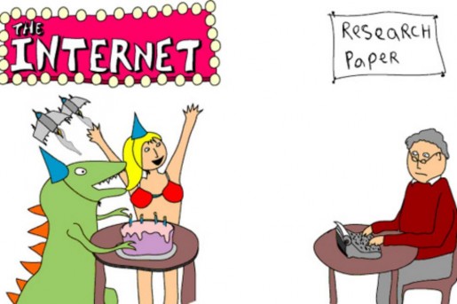 The internet can be distracting.